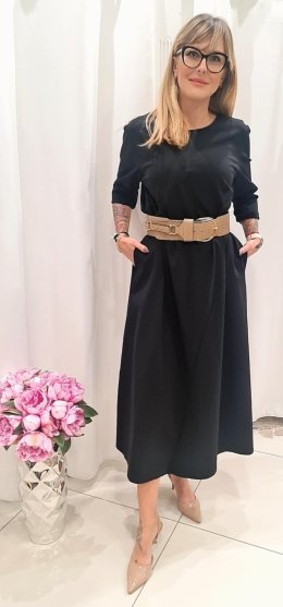 Šaty Karin dlhé čierne