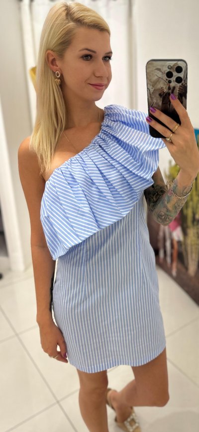 Šaty MELINDA zn. VICOLO - prúžkované