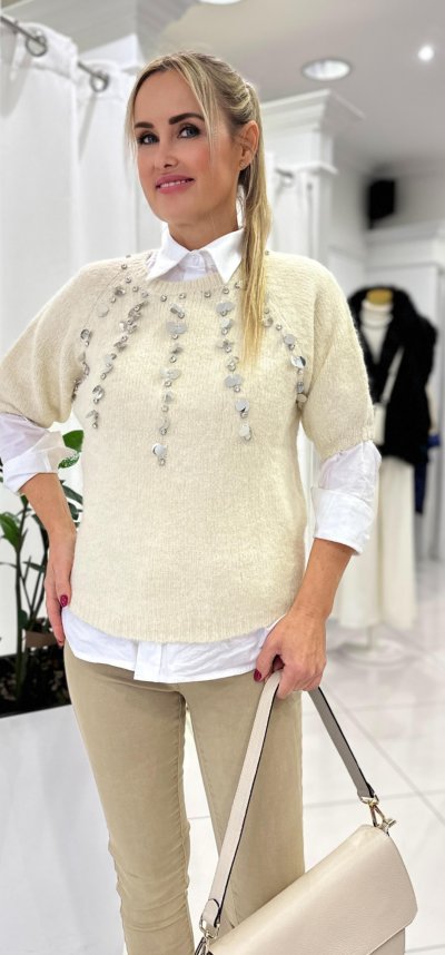 Jeansy SLIMER - beige