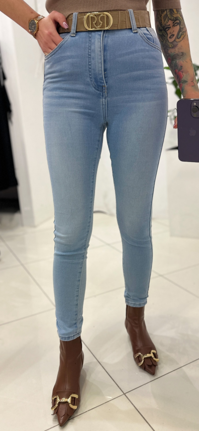 Jeansy TAORMINA - slimfit modré