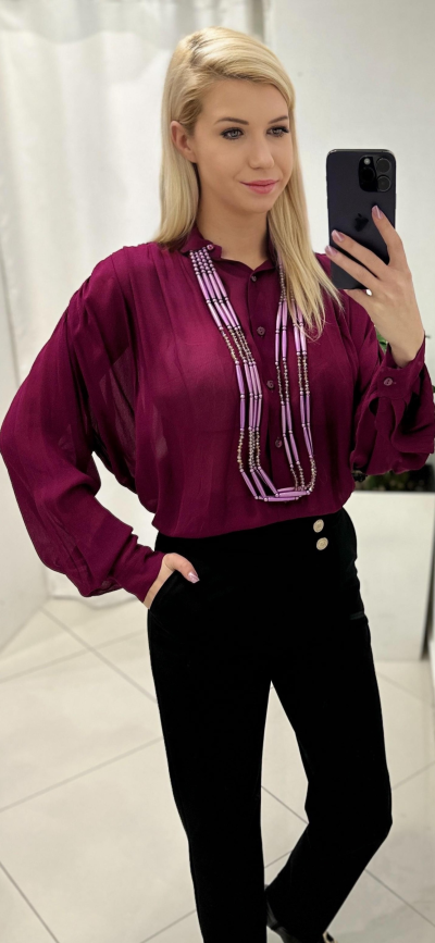 Nohavice TIFFANY zn. RINASCIMENTO - čierne
