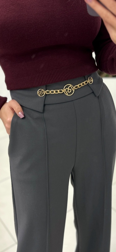 Nohavice PANTALONE zn. RINASCIMENTO - šedé
