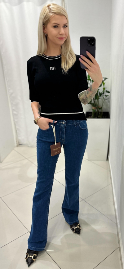 Jeansy FLORENCIA zn. RINASCIMENTO - modré