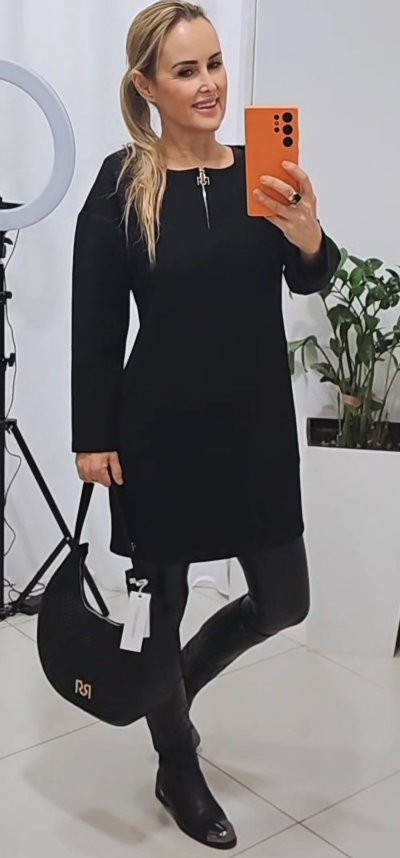 Šaty ERICA zn. RINASCIMENTO - čierne