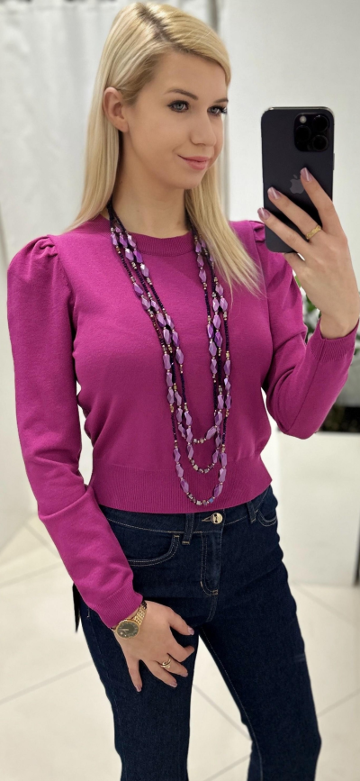 Pulóver TAMARA zn. KONTATTO - magenta