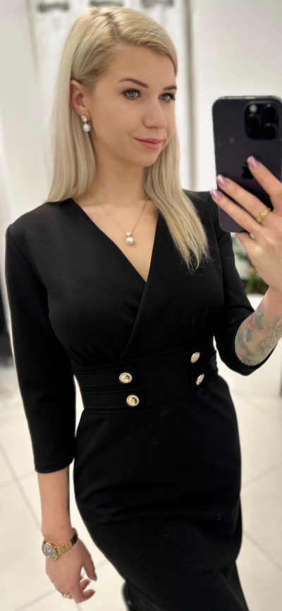 Šaty ANAMARIE zn. RINASCIMENTO - čierne