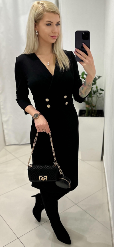 Šaty ANAMARIE zn. RINASCIMENTO - čierne