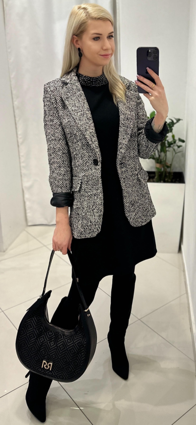 Šaty CHRISTINA zn. RINASCIMETNO - čierne