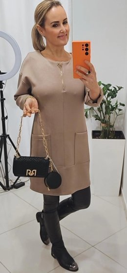 Šaty ERICA zn. RINASCIMENTO - beige