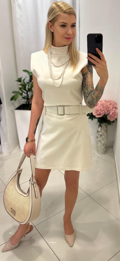 Šaty LOREIN zn. KONTATTO - smotanové