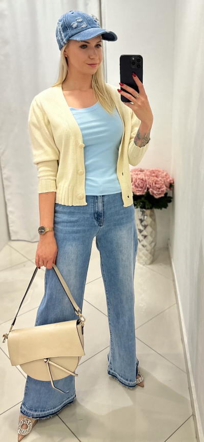 Šiltovka MARISA  - jeans