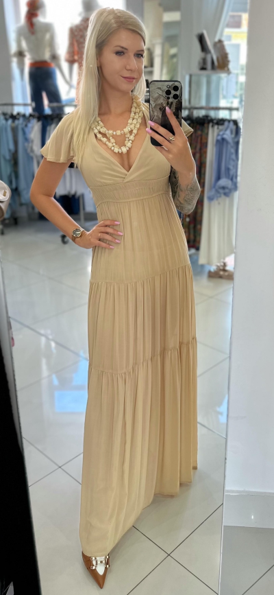 Šaty MARIONNE zn. RINASCIMENTO - beige