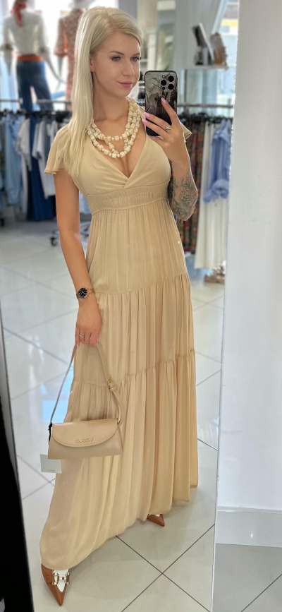 Šaty MARIONNE zn. RINASCIMENTO - beige