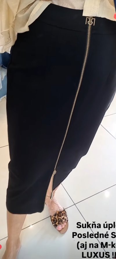 Sukňa ATARI zn. RINASCIMENTO - čierna