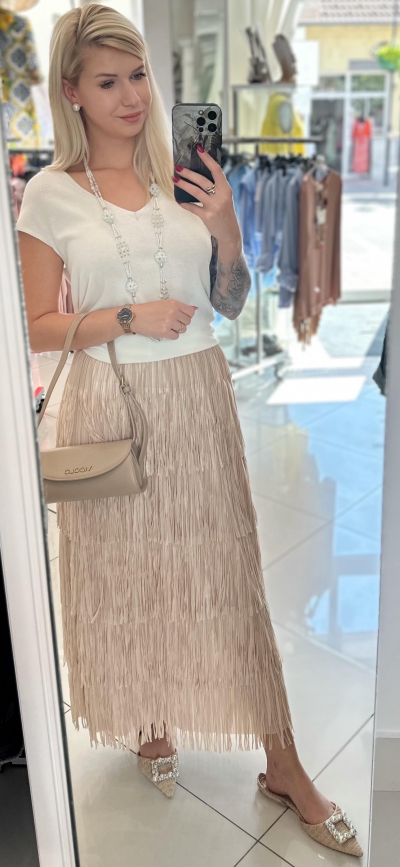 Sukňa CARMEN - beige