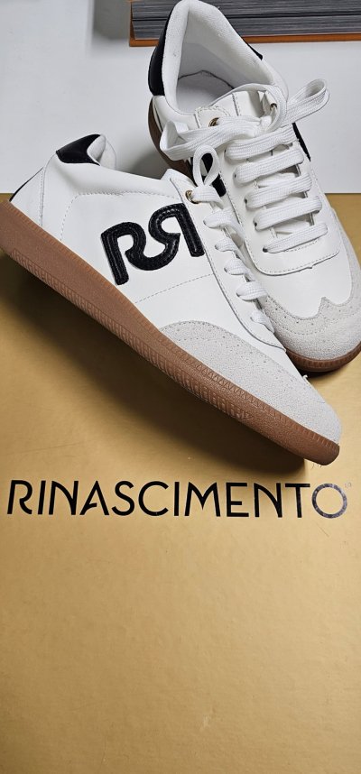 Tenisky ROMA zn. RINASCIMENTO - bielo čierne