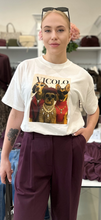 Tričko NORO zn. VICOLO - biele