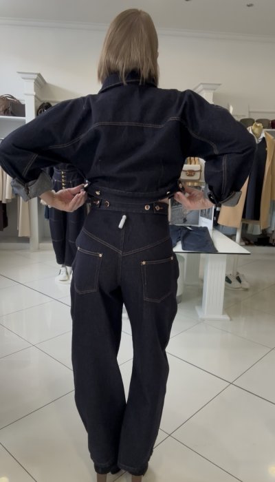 Jeansy SCHIAPARELLI - tm. modré