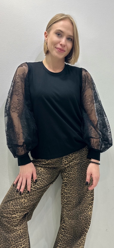 Jeansy NATALIE - leopard