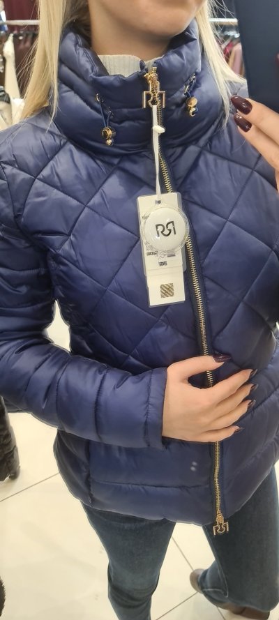 Bunda CARMELLA zn. RINASCIMENTO - tm. modrá