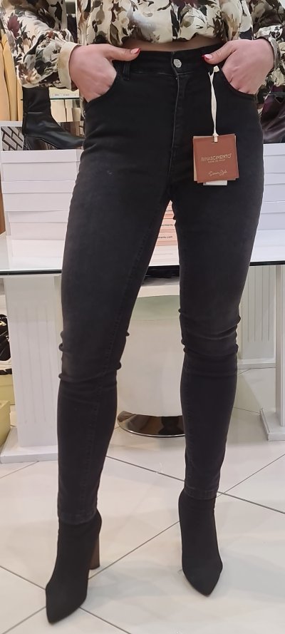 Jeansy CHRISTIAN zn. RINASICMENTO - čierne