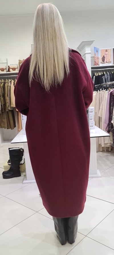 Kabát AGNES zn IMPERIAL - bordó