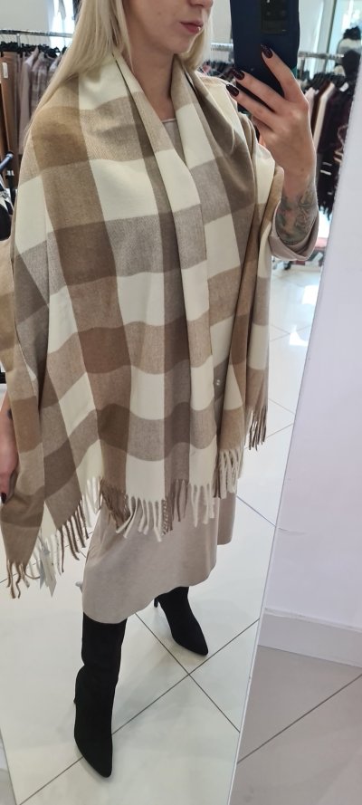Šál ANETTE zn. RINASCIMENTO - beige