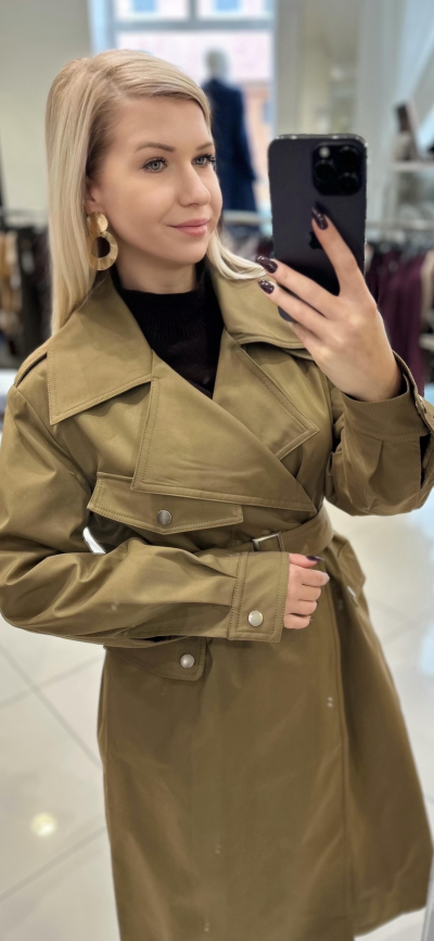 Trench coat ISABELLE - khaki