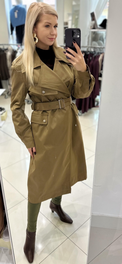 Trench coat ISABELLE - khaki