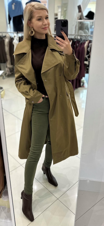 Trench coat ISABELLE - khaki