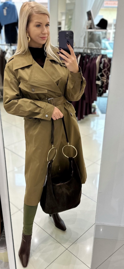 Trench coat ISABELLE - khaki
