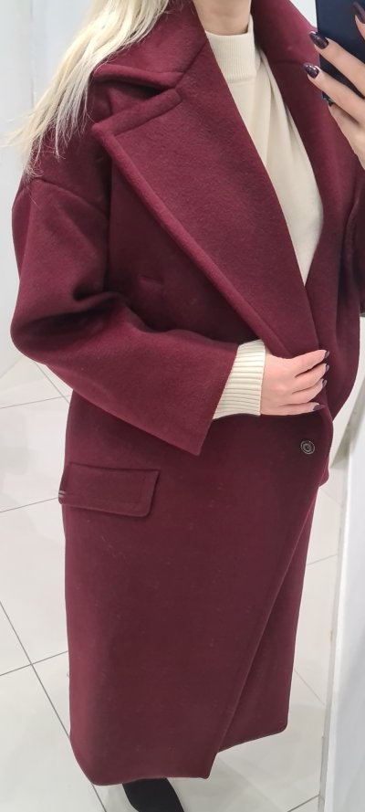 Kabát AGNES zn IMPERIAL - bordó