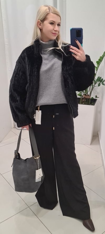 Kabelka SIA - sivá