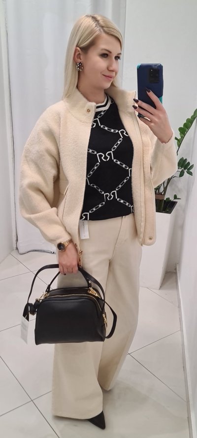 Pulóver MARILYNN zn. RINASCIMENTO - čierny