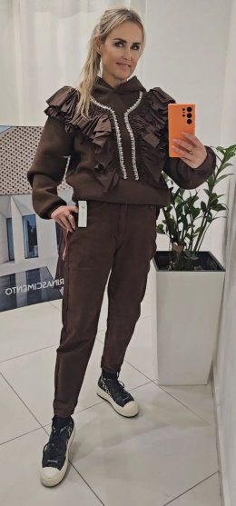 Jeansy FREDERICO - čokoládové