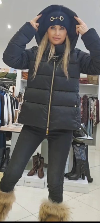 Bunda VITTORIA zn. ROBERTA BIAGI - čierna