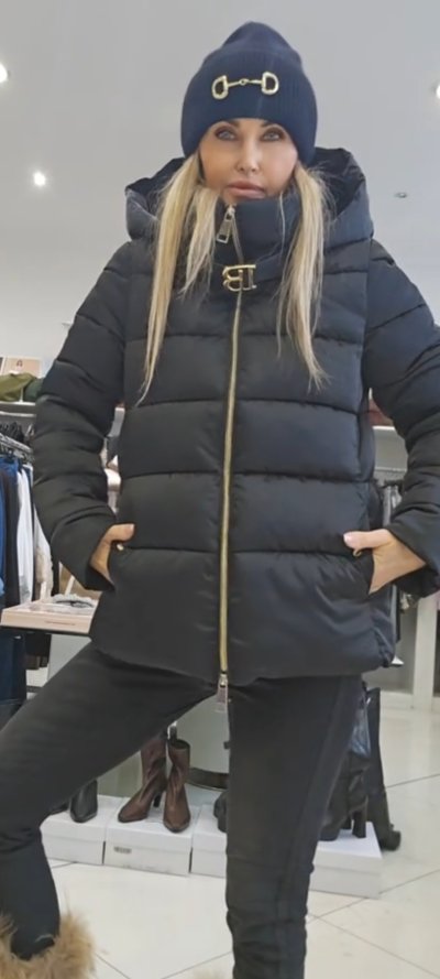 Bunda VITTORIA zn. ROBERTA BIAGI - čierna