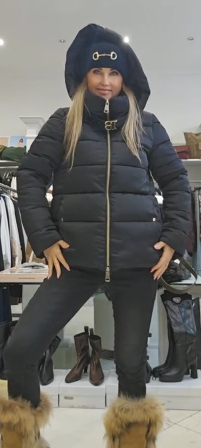 Bunda VITTORIA zn. ROBERTA BIAGI - čierna