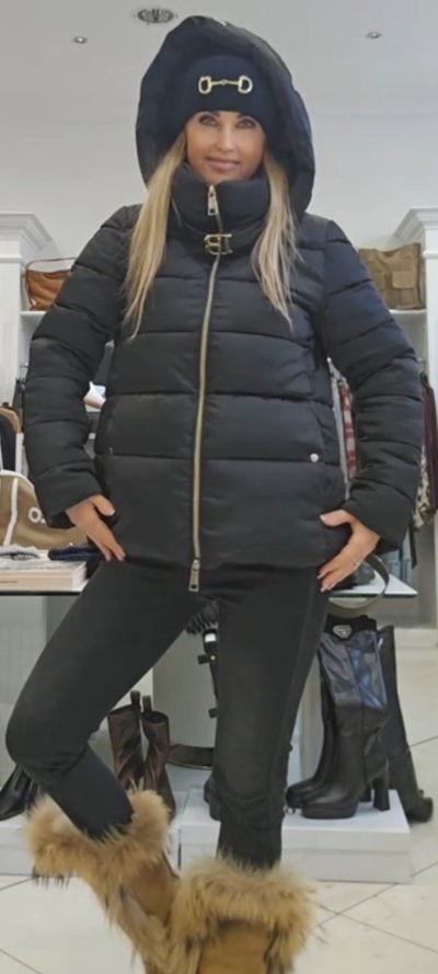 Bunda VITTORIA zn. ROBERTA BIAGI - čierna