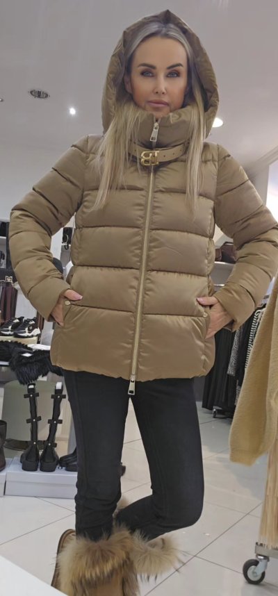 Bunda VITTORIA zn. ROBERTA BIAGI - zlatistá