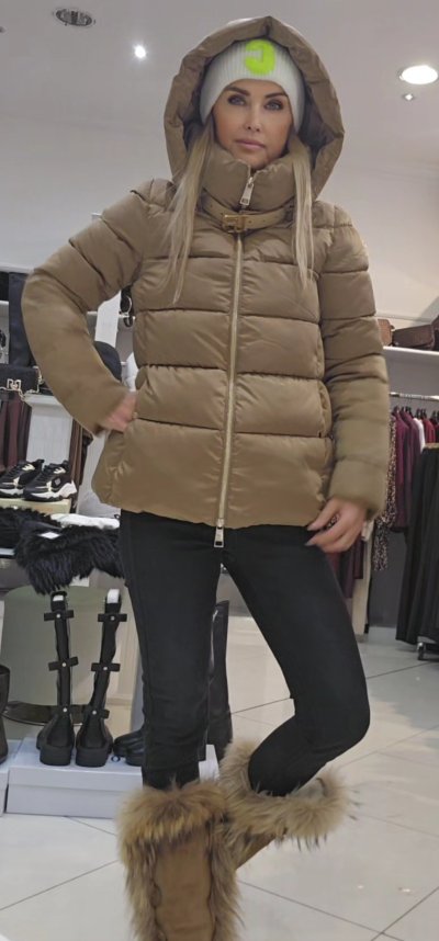 Bunda VITTORIA zn. ROBERTA BIAGI - zlatistá