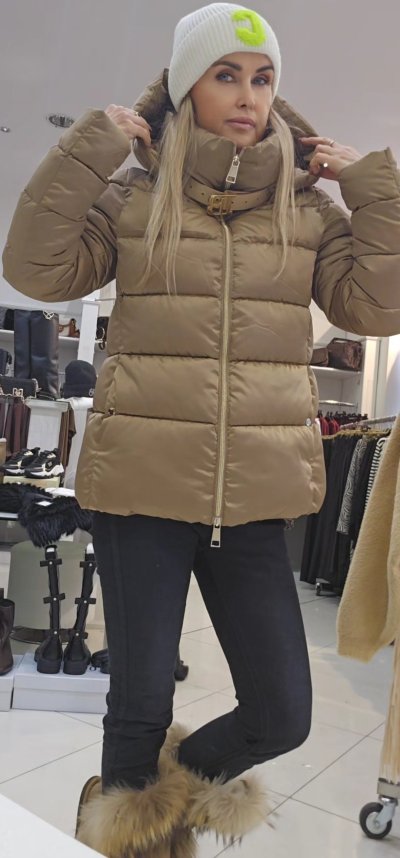 Bunda VITTORIA zn. ROBERTA BIAGI - zlatistá