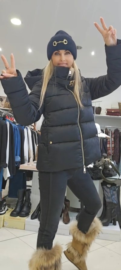 Bunda VITTORIA zn. ROBERTA BIAGI - čierna