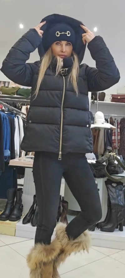 Bunda VITTORIA zn. ROBERTA BIAGI - čierna