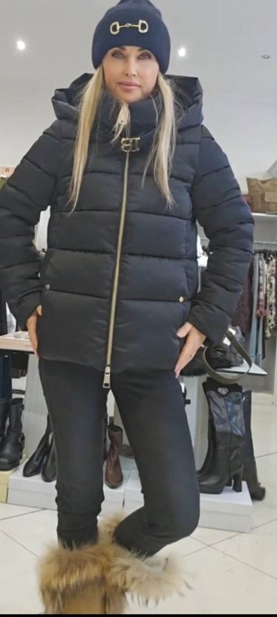 Bunda VITTORIA zn. ROBERTA BIAGI - čierna