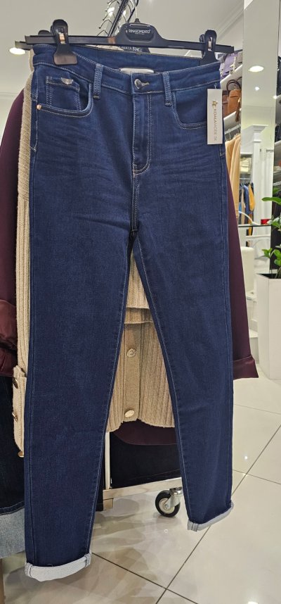 Jeansy AMALFI slim fit - modré