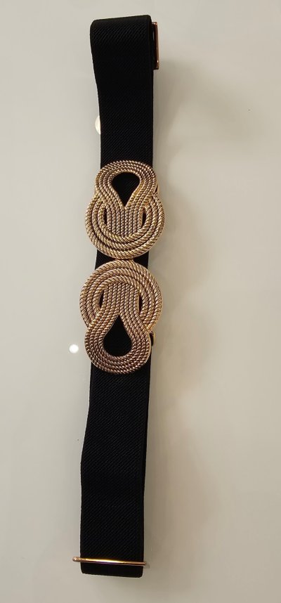 Opasok ROSALIAA - čierny