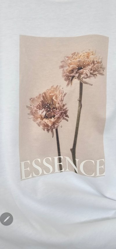 Tričko ESSENCE zn. IMPERIAL - biele