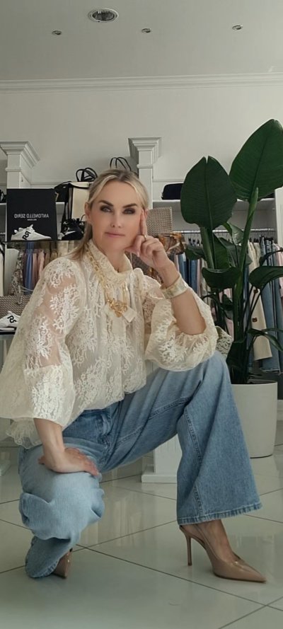 Jeansy Irena - modré