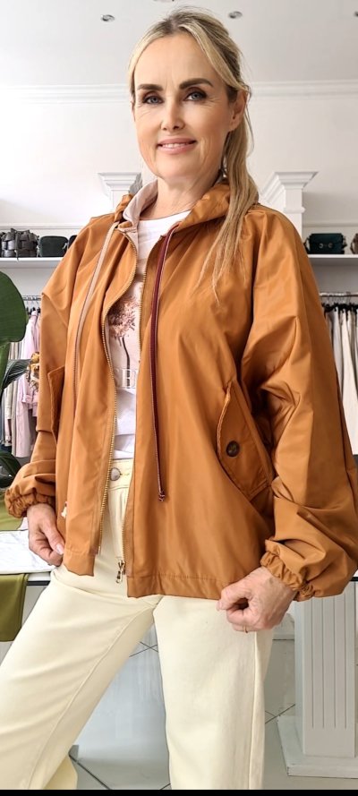 Bunda ALLA športová - camel